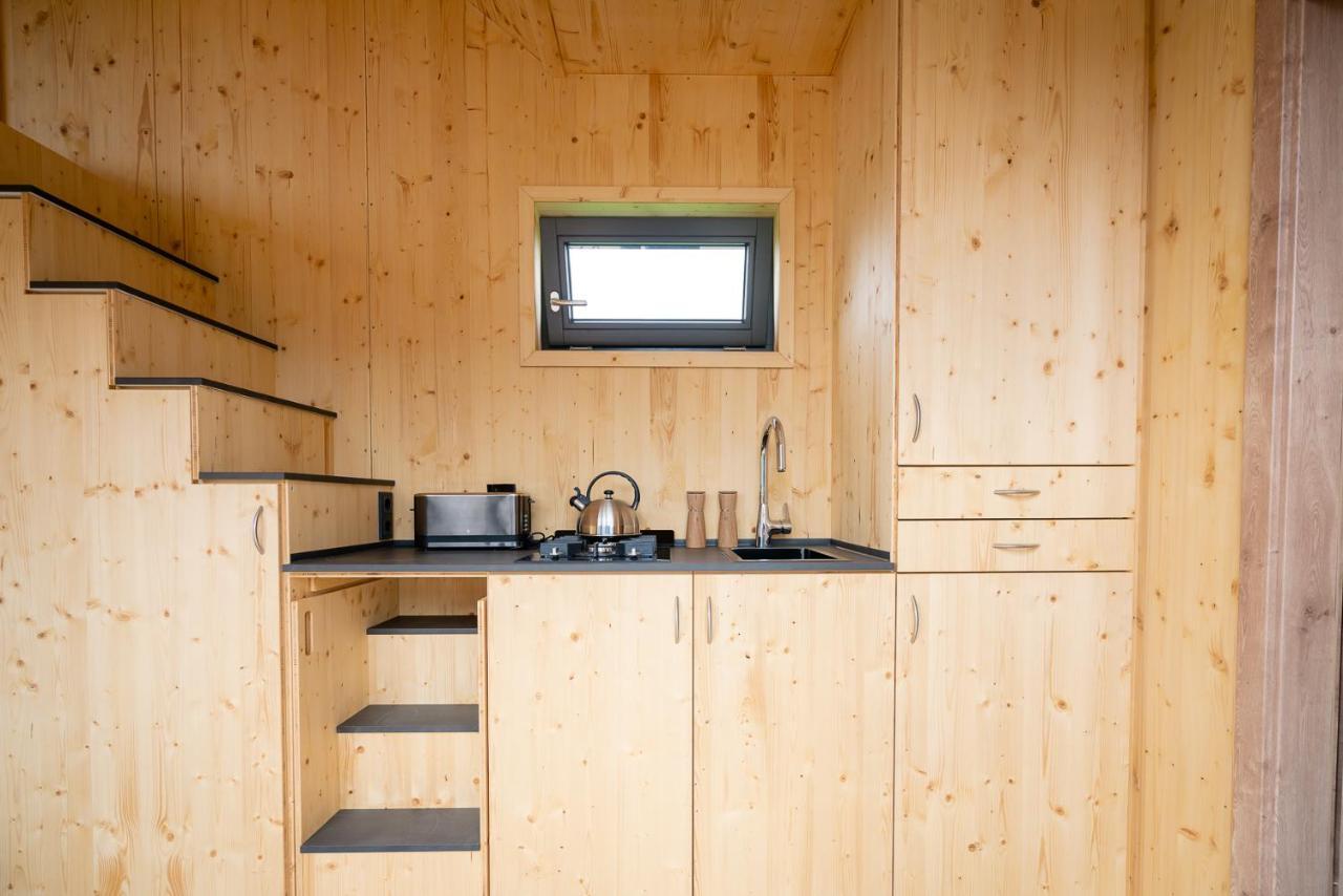 קרוליננזיל Tiny House Nature 13 Zur Kuhweide - Green Tiny Village Harlesiel מראה חיצוני תמונה