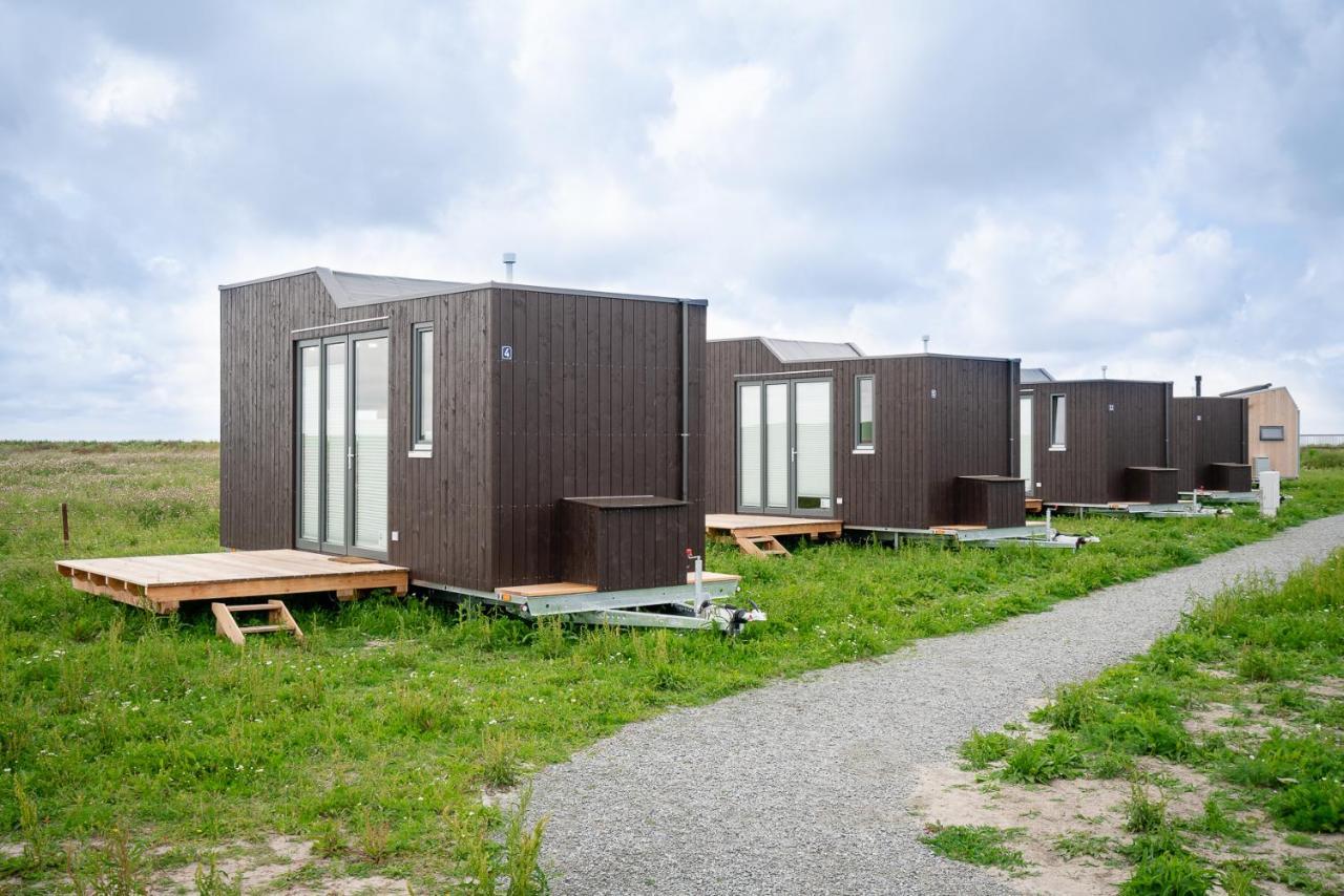 קרוליננזיל Tiny House Nature 13 Zur Kuhweide - Green Tiny Village Harlesiel מראה חיצוני תמונה