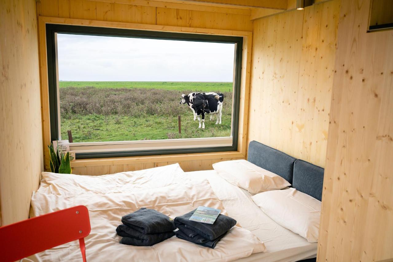 קרוליננזיל Tiny House Nature 13 Zur Kuhweide - Green Tiny Village Harlesiel מראה חיצוני תמונה