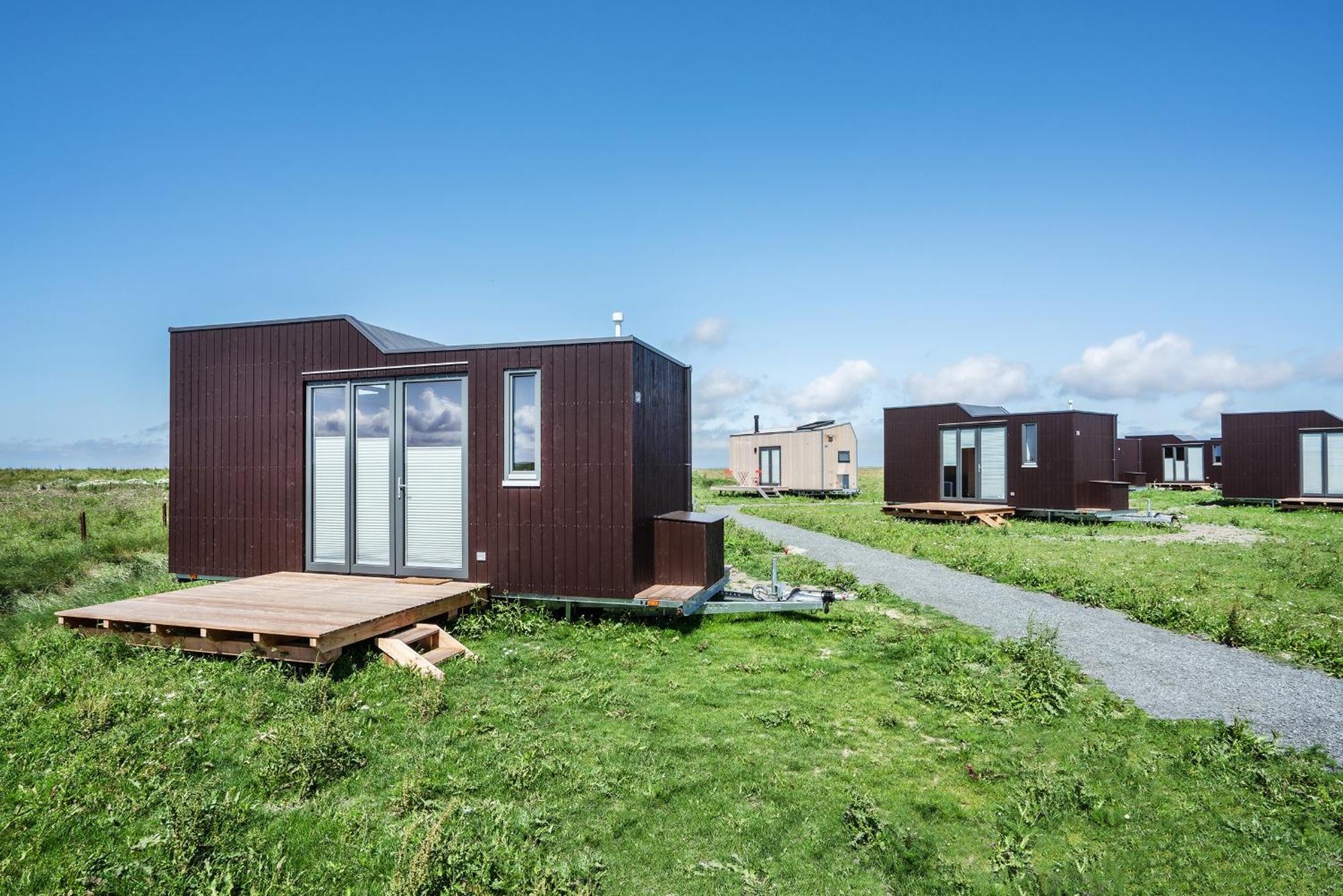 קרוליננזיל Tiny House Nature 13 Zur Kuhweide - Green Tiny Village Harlesiel מראה חיצוני תמונה
